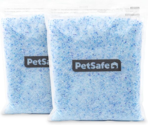 PetSafe ScoopFree Odor Control Crystal Cat Litter, Fresh Scent, 4.3 Lb Bag, Pack of 2